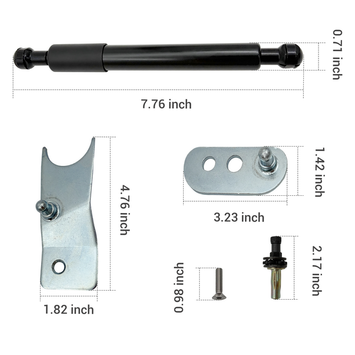 Seguler Tailgate Assist Shock Kit for 2020-2025 Chevy Silverado GMC Sierra 2500 3500