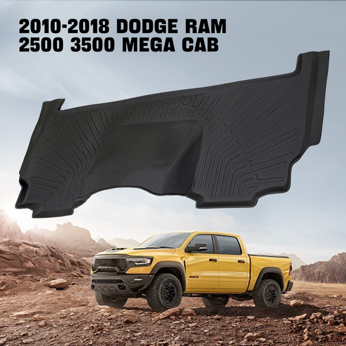 Seguler All-Weather TPE Floor Mats for 2010-2018 Dodge Ram 2500 3500 Mega Cab