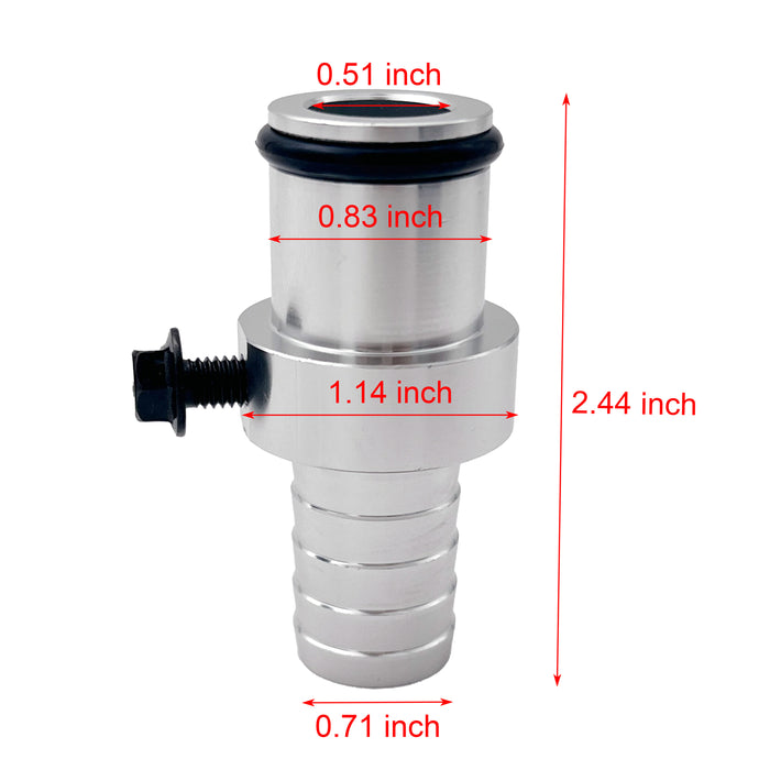 For 2009-2019 6.7L Dodge Ram Cummins Coolant Hose Barb Adapter Leaking Repair Kit