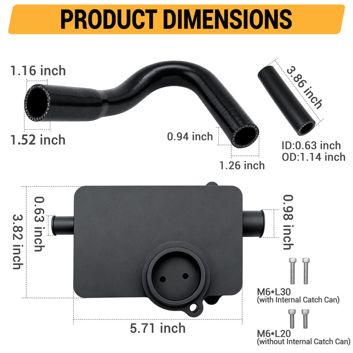 Seguler CCV Recirculating Kit for 2011-2024 6.7L Ford Powerstroke F250 F350 F450