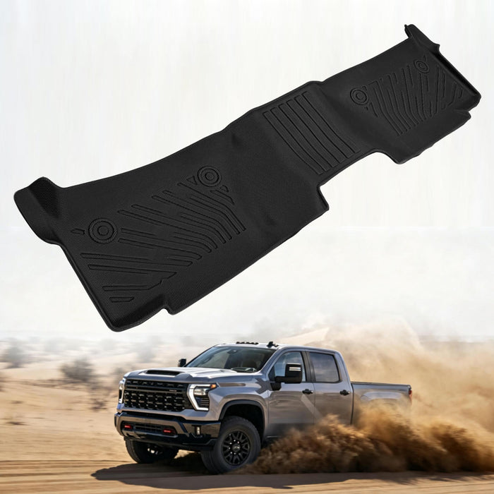 Seguler All-Weather TPE Floor Mats for 1999-2006 Silverado/Sierra 1500 2500 3500 Crew Cab