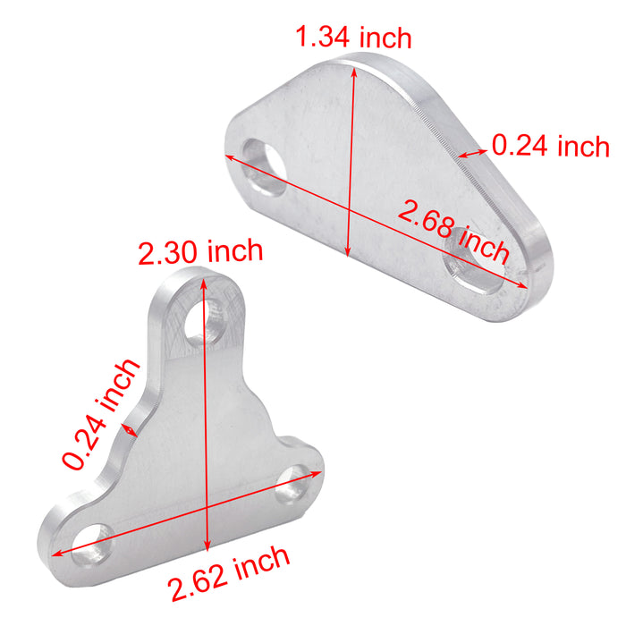 EGR Smog Exhaust Intake Block Off Plate Kit For Toyota 20R 22RE Generic