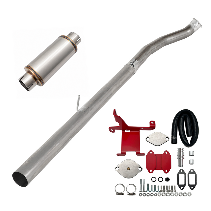 Seguler EGR & 4"/5" DPF Delete Pipe Kit for 2007-2024 6.7L Dodge Ram Cummins