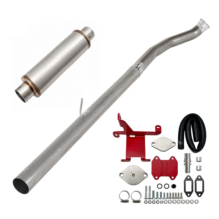 Seguler EGR & 4"/5" DPF Delete Pipe Kit for 2007-2024 6.7L Dodge Ram Cummins