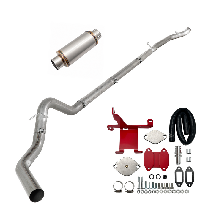 Seguler EGR & 4"/5" DPF Delete Pipe Kit for 2007-2024 6.7L Dodge Ram Cummins