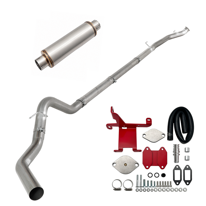 Seguler EGR & 4"/5" DPF Delete Pipe Kit for 2007-2024 6.7L Dodge Ram Cummins