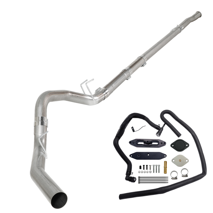 Seguler EGR & 4"/5" DPF Delete Pipe Kit for 2003-2023 6.0L 6.4L 6.7L Ford Powerstroke