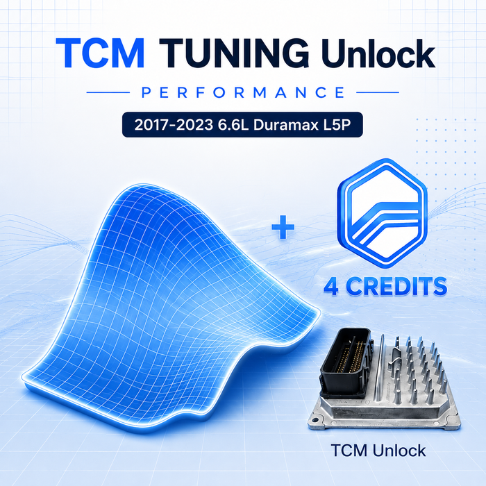 Seguler TCM TUNING + 4 Credits and Unlock for 2017-2023 6.6L Chevy Duramax