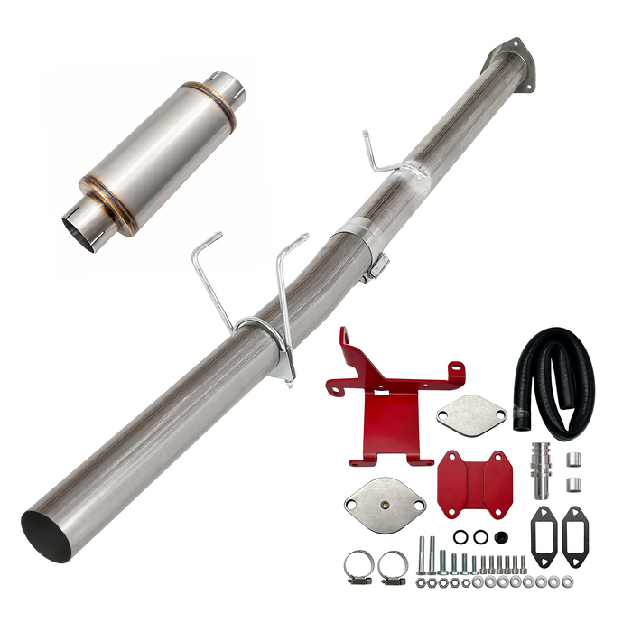Seguler EGR & 4"/5" DPF Delete Pipe Kit for 2007-2024 6.7L Dodge Ram Cummins