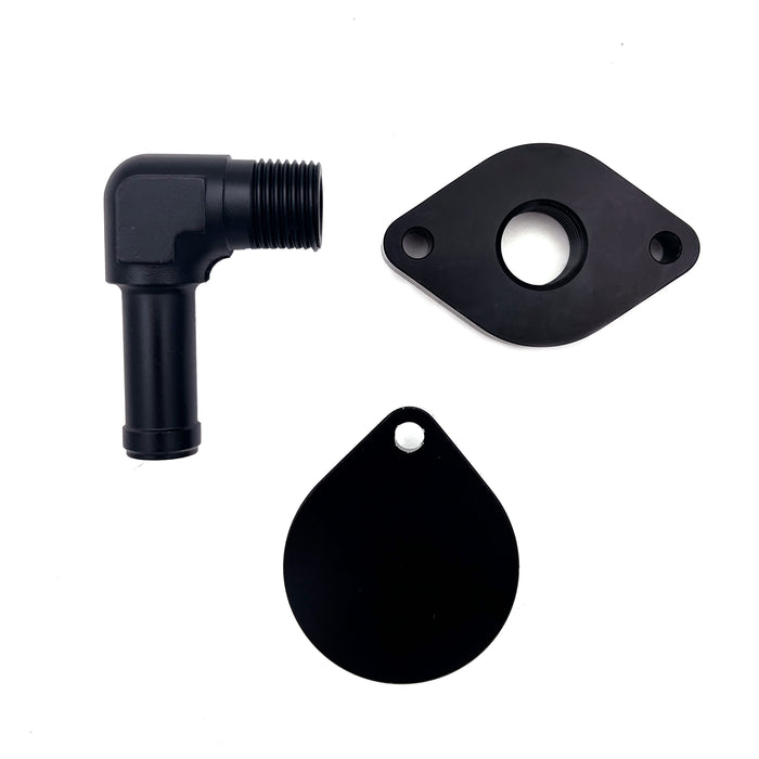 For 11-23 Ford 6.7L Powerstroke CCV/PCV Reroute/Delete Engine Ventilation Kit (No tube)