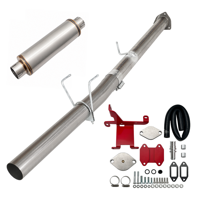 Seguler EGR & 4"/5" DPF Delete Pipe Kit for 2007-2024 6.7L Dodge Ram Cummins