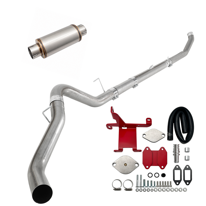 Seguler EGR & 4"/5" DPF Delete Pipe Kit for 2007-2024 6.7L Dodge Ram Cummins