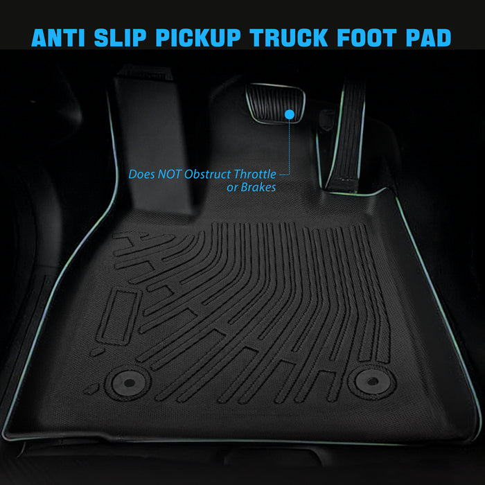 Seguler All-Weather TPE Floor Mats for 2015-2025 Ford F150 Regular Cab Bucket Seat