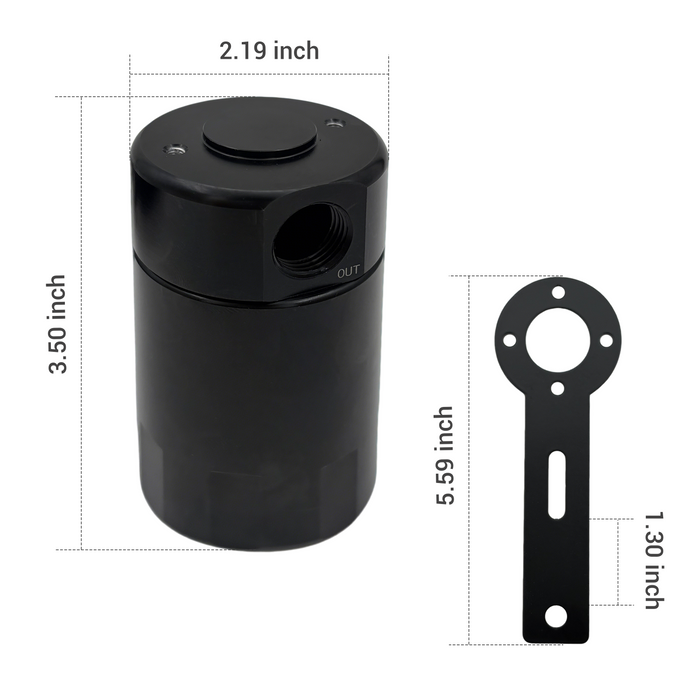 Seguler Passenger Side Oil Catch Can Kit for 2021-2023 RAM 1500 TRX 6.2L Supercharged