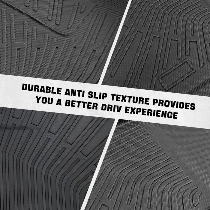 Seguler All-Weather TPE Floor Mats for 2009-2014 Ford F150 SuperCab