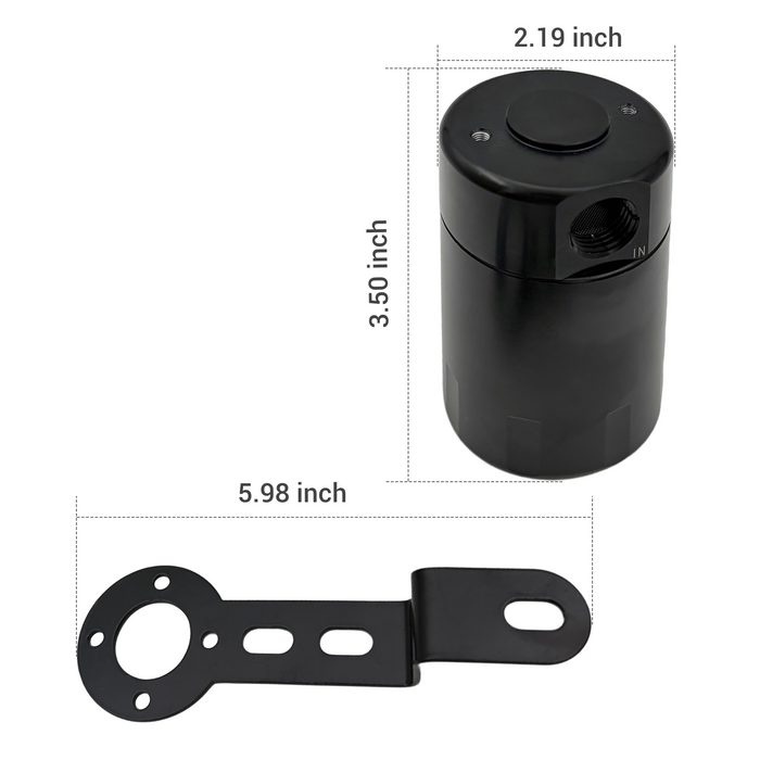 Seguler Oil Catch Can Separator Kit for 2014-2018 5.3L 6.2L Chevy Silverado GMC Sierra 1500 Tahoe Yukon