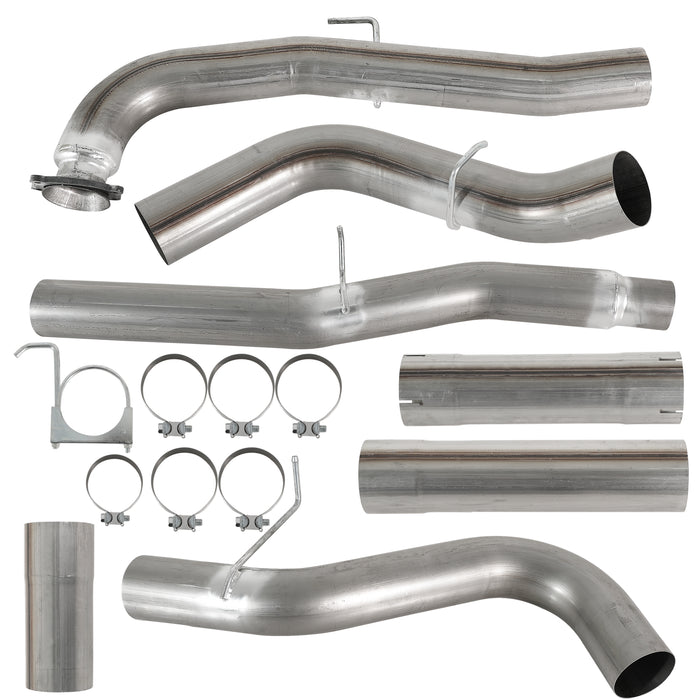 Seguler 5" DPF Delete pipe & 3.5" Downpipe w/EGR Delete kit for 2017-2019 6.6L Duramax L5P