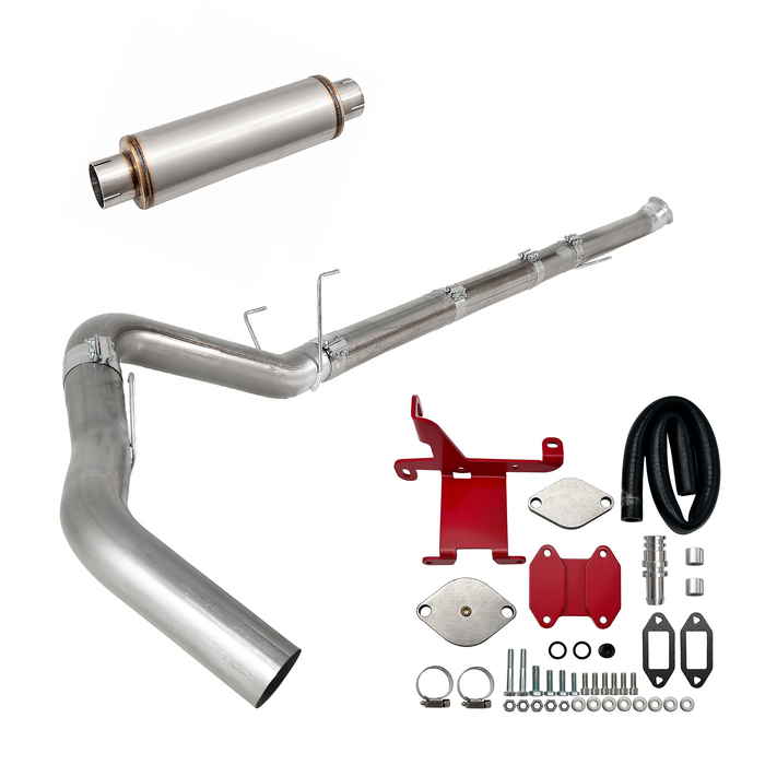 Seguler EGR & 4"/5" DPF Delete Pipe Kit for 2007-2024 6.7L Dodge Ram Cummins