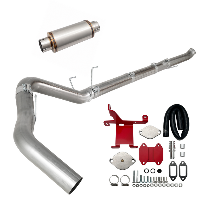 Seguler EGR & 4"/5" DPF Delete Pipe Kit for 2007-2024 6.7L Dodge Ram Cummins