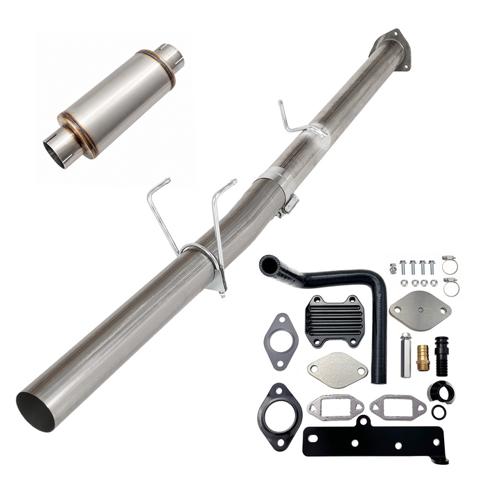 Seguler EGR & 4"/5" DPF Delete Pipe Kit for 2007-2024 6.7L Dodge Ram Cummins
