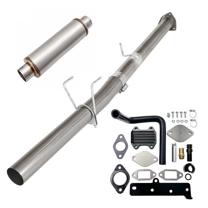 Seguler EGR & 4"/5" DPF Delete Pipe Kit for 2007-2024 6.7L Dodge Ram Cummins