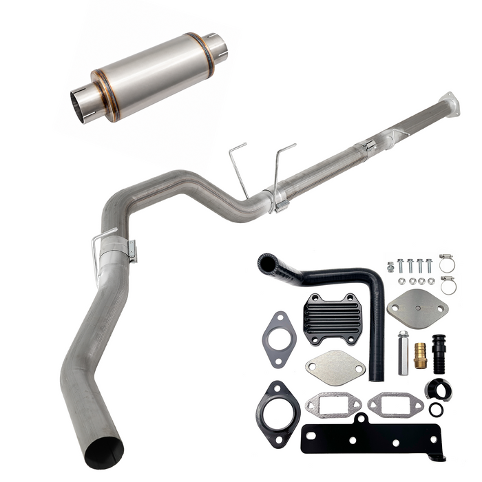 Seguler EGR & 4"/5" DPF Delete Pipe Kit for 2007-2024 6.7L Dodge Ram Cummins
