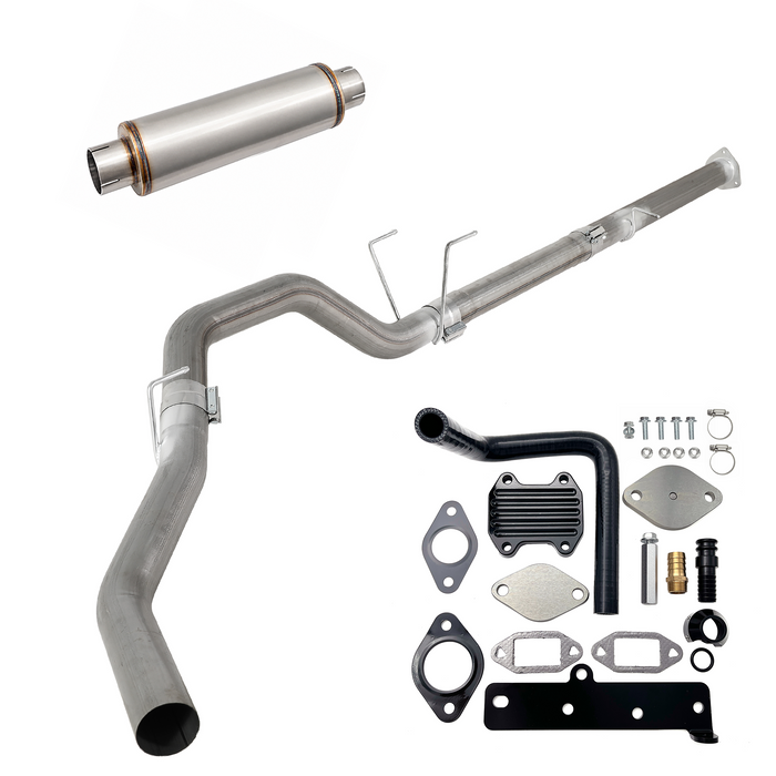 Seguler EGR & 4"/5" DPF Delete Pipe Kit for 2007-2024 6.7L Dodge Ram Cummins