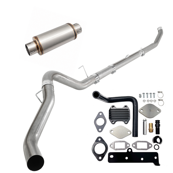 Seguler EGR & 4"/5" DPF Delete Pipe Kit for 2007-2024 6.7L Dodge Ram Cummins