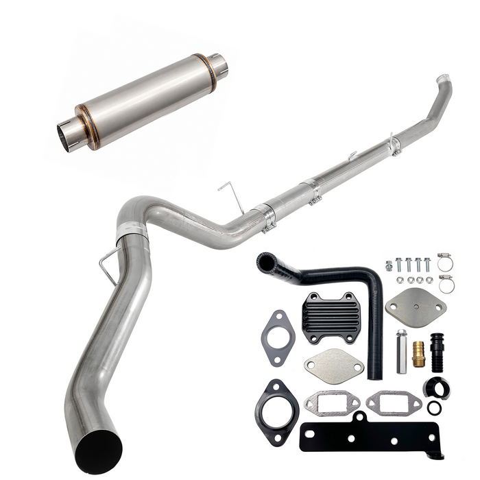 Seguler EGR & 4"/5" DPF Delete Pipe Kit for 2007-2024 6.7L Dodge Ram Cummins