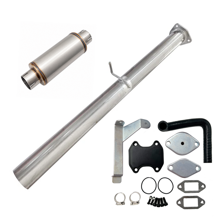 Seguler EGR & 4"/5" DPF Delete Pipe Kit for 2007-2024 6.7L Dodge Ram Cummins