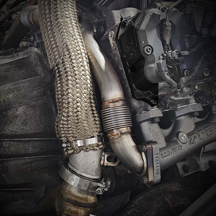 Seguler 2001-2016 6.6L Chevrolet Chevy GMC Duramax LB7 LLY LBZ LMM LML Exhaust Up-Pipe(Passenger Side)