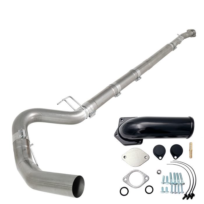 Seguler EGR & 4"/5" DPF Delete Pipe Kit for 2003-2023 6.0L 6.4L 6.7L Ford Powerstroke