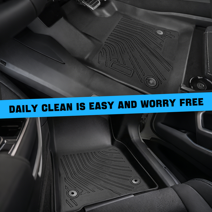 Seguler All-Weather TPE Floor Mats for 2025-2026 Dodge Ram 1500 Crew Cab with Storage