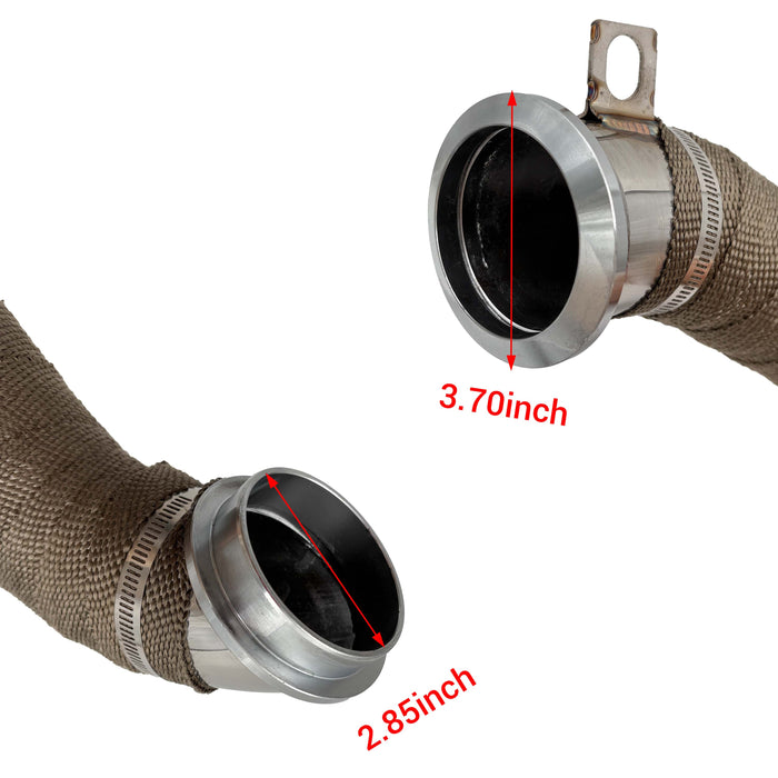 Seguler 2004.5-2010 6.6L Duramax Passenger Side Up-Pipe & 3" Downpipe Exhaust