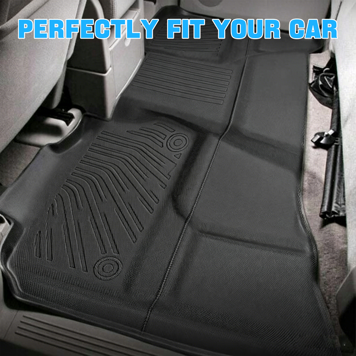 Seguler All-Weather Floor Mats for Dodge Ram 2002-2008 1500 & 2003-2009 2500 3500 Crew Cab (Quad Cab)