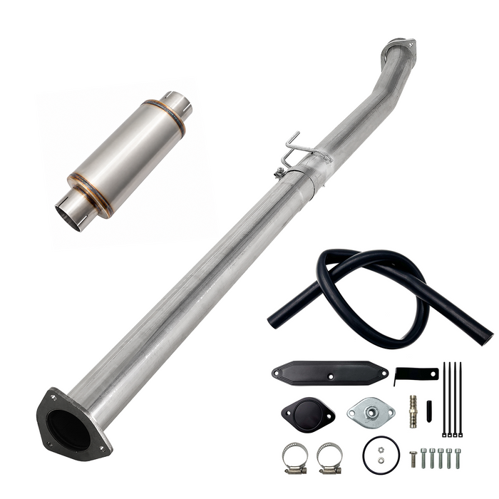 Seguler EGR & 4"/5" DPF Delete Pipe Kit for 2003-2023 6.0L 6.4L 6.7L Ford Powerstroke
