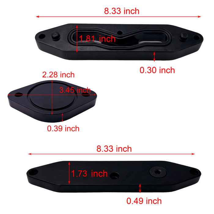 For 2011-2023 6.7L Ford Powerstroke Diesel EGR Delete Kit