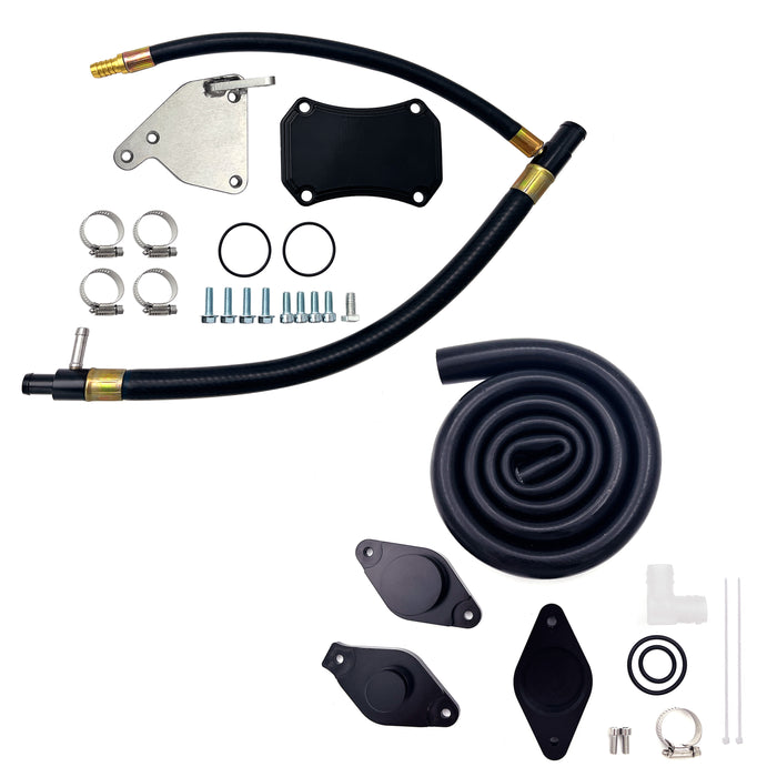 Seguler 5" DP-Back DPF Pipe/EGR/CCV Delete Kit for 2015.5-2016 LML 6.6L Duramax