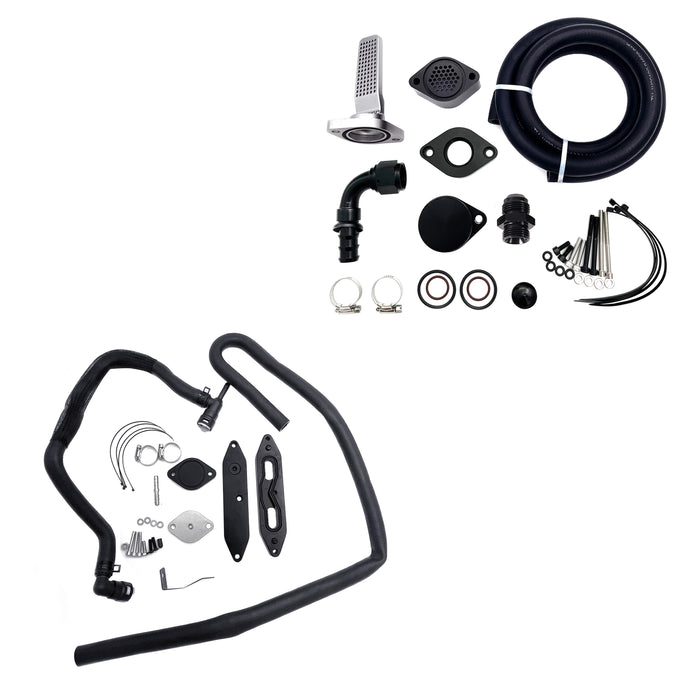 Seguler CCV Reroute & EGR Delete Kit for 2011-2023 6.7L Ford Powerstroke