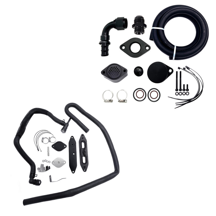 Seguler CCV Reroute & EGR Delete Kit for 2011-2023 6.7L Ford Powerstroke