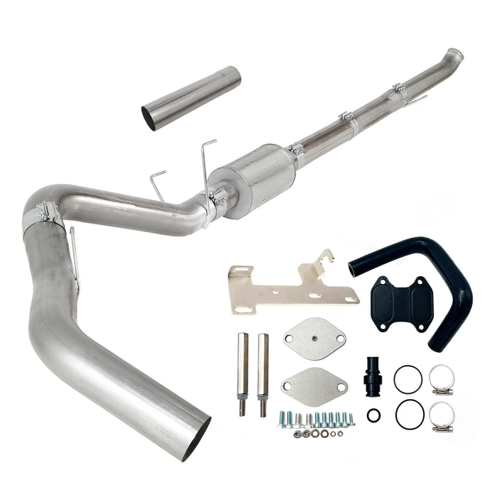 Seguler 2019-2022 6.7L Ram Cummins 4"/5" DP-Back DPF delete pipe w/EGR Delete kit