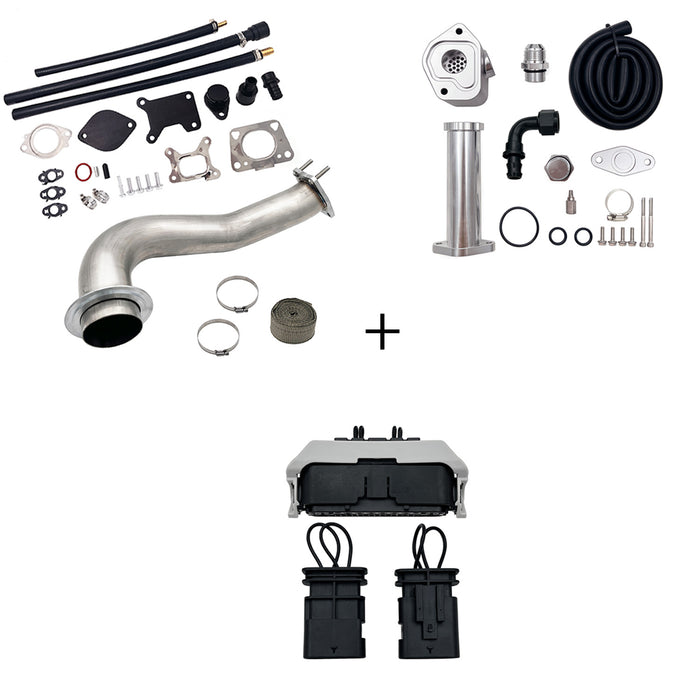 Seguler 2017-2023 6.6L Duramax L5P DPF/CCV/EGR Delete & Downpipe w/Can Bus kit