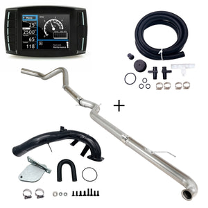Seguler 4" DPF/EGR/CCV Delete All-in-One Kit for 2007.5-2010 6.6L Duramax LMM