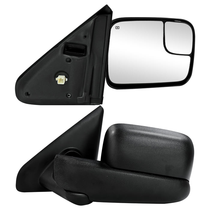 Seguler Power Heated Towing Mirrors Pair for 2002-2008 Dodge Ram 1500 & 2003-2009 Ram 2500 3500