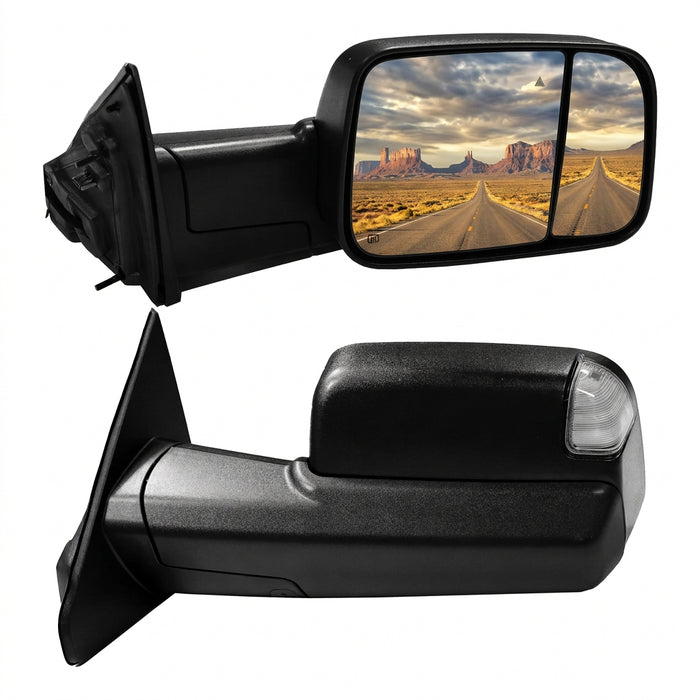 Seguler Power Heated Towing Mirrors Pair for 1994-2022 Dodge Ram 1500 2500 3500