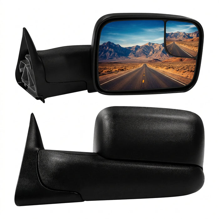 Seguler Power Heated Towing Mirrors Pair for 1994-2022 Dodge Ram 1500 2500 3500