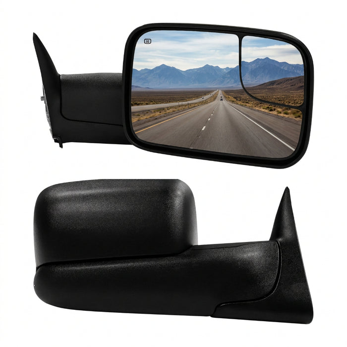 Seguler Power Heated Towing Mirrors Pair for 1994-2022 Dodge Ram 1500 2500 3500