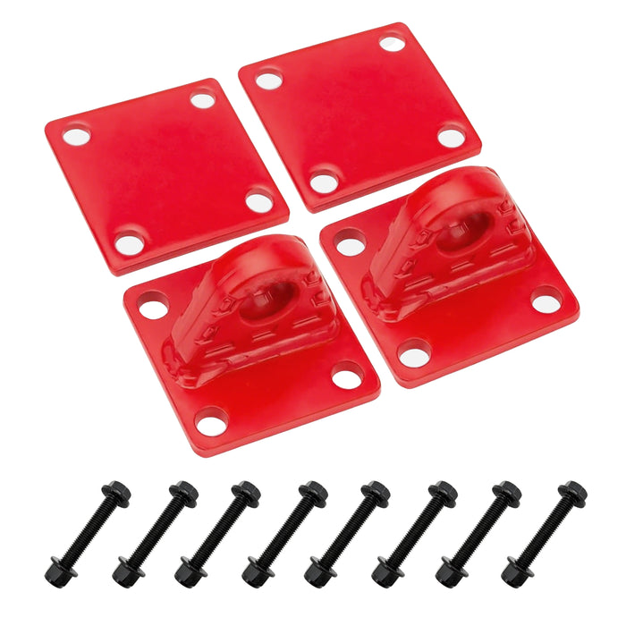 Seguler 2Pcs Shackle Mounts with Backer Plates 42,000 lbs Break Strength
