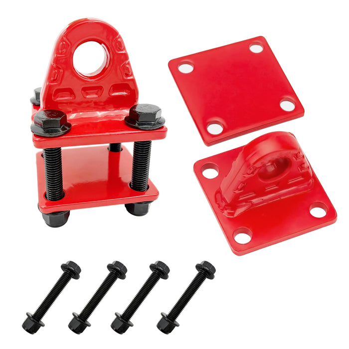 Seguler 2Pcs Shackle Mounts with Backer Plates 42,000 lbs Break Strength