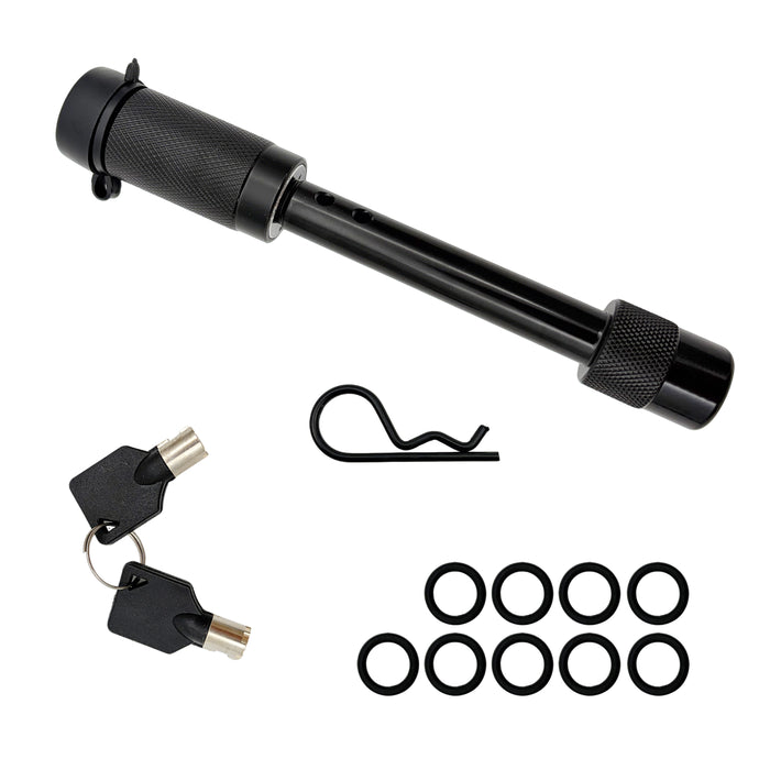 Seguler 5/8" Hitch Lock Anti Theft Trailer Lock Rattle-Free O-Rings